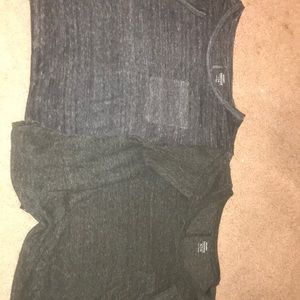 Two old navy boyfriend shirts
